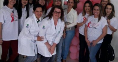 Durante três sábados, a equipe da Secretaria Municipal de Saúde atuou nas ações do Outubro Rosa